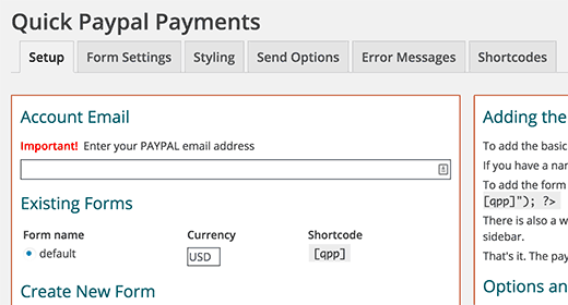 Quick PayPal-Payments