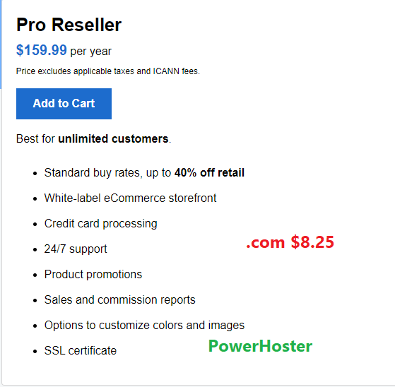 Domain and Hosting  Pro Reseller  